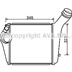 AVA QUALITY COOLING Kompressoriõhu radiaator PR4060